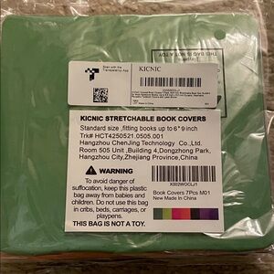 Colorful Book Covers with Labels